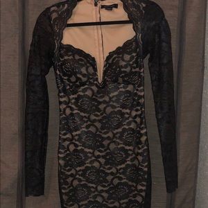 Marciano lace long sleeve dress